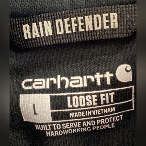 Carhartt Rain Defender® Midweight "C" Logo Graphic Sweatshirt Size L MSRP $59.99 - Picture 4 of 5